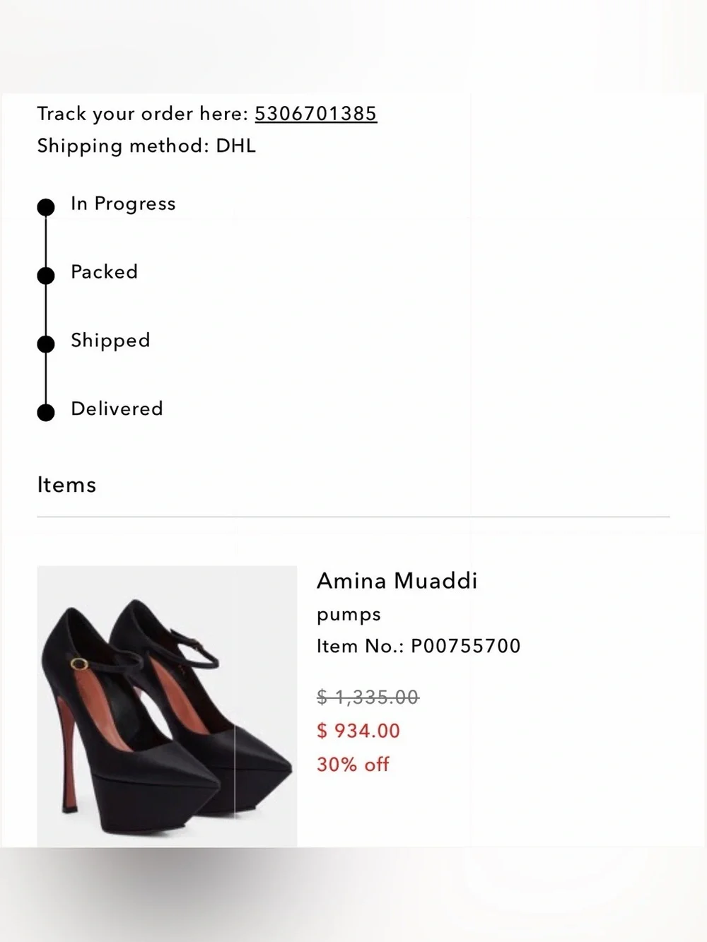 Amina Muaddi Black Mary Jane Platform Pumps